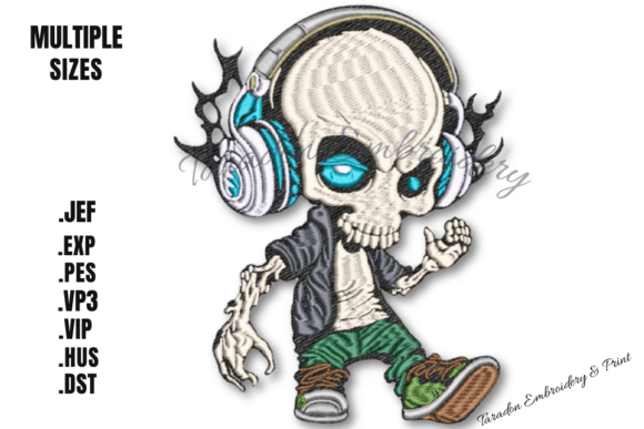 Cool Skeleton with Headphones: A Holiday Design Review
