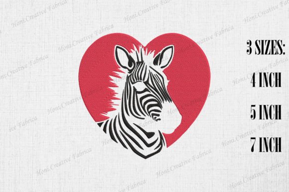 Cute Zebra Heart Valentine’s Day Design Review
