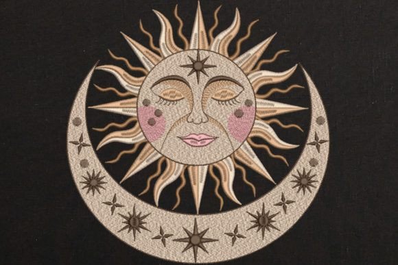Review: Face Sleeping Sun Moon and Stars Design