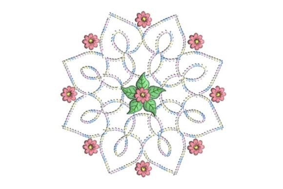 Review: Floral Applique Mug Rug for Handmade Gifts