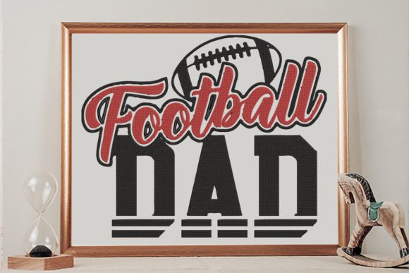 Review: Football Dad Embroidery Design for Custom Apparel