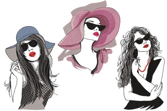 Reviewing Beautiful Women for Holiday Embroidery