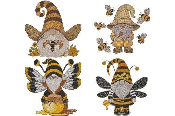 Reviewing the Set of 4 Honey Bee Gnome Design