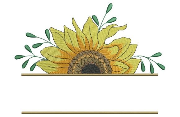 Sunflower Split Monogram Review for Apparel