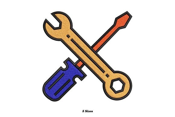 Wrench and Screwdriver: A Festive Embroidery Review